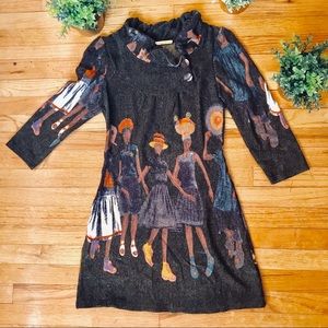 Christina Jacobs Printed Dress